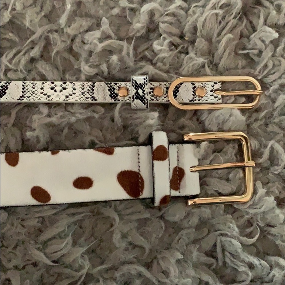Animal Print Belts